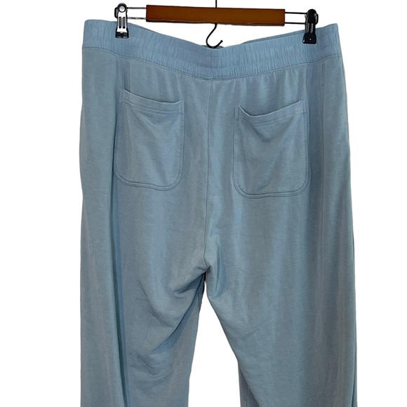 Soft Surroundings Rue Cler Straight Leg Lounge Pull-On Pants Size XL Grey Blue - Picture 4 of 9